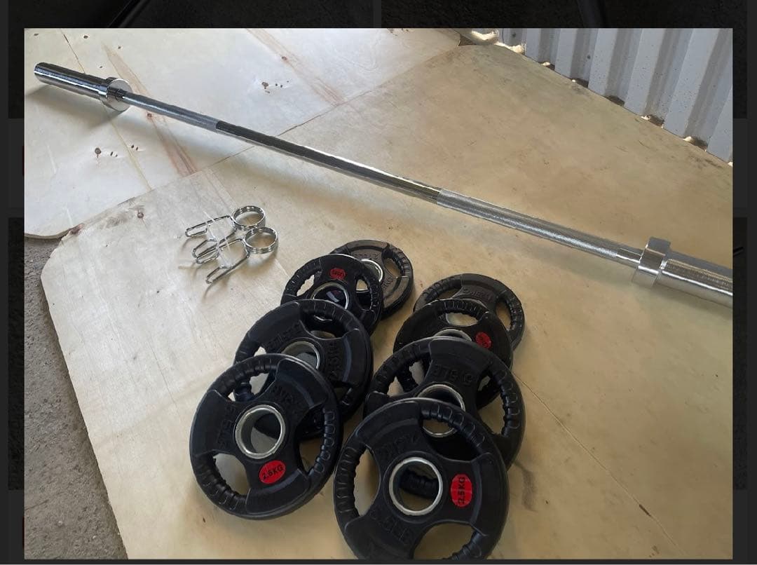 50mm 180cm バーベル ベンチプレス ホームジム 送料無料