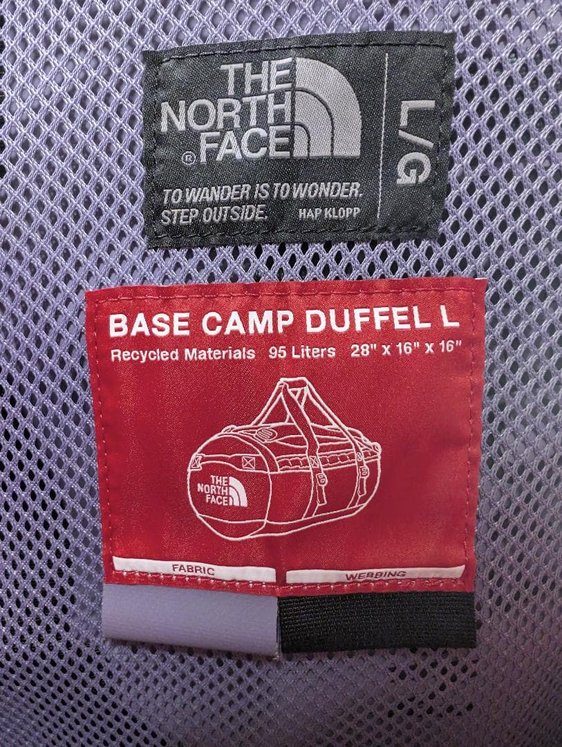 THE NORTH FACE ベースキャンプダッフル L（95L） / パープル