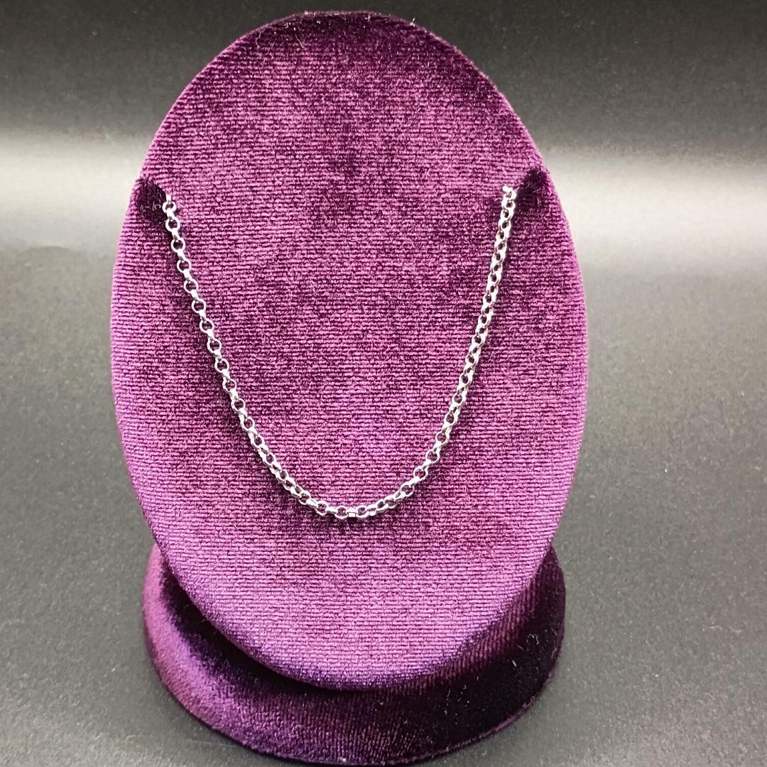 GUCCI あずきチェーン ブラック加工 50cm SILVER925 男女兼用