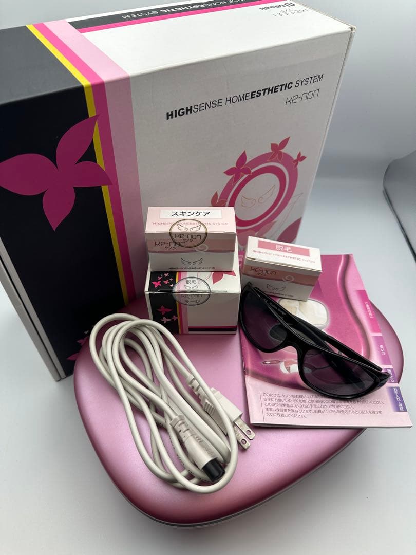 【超美品】ケノン ver.3.0 眉毛脱毛器付き｜カートリッジ4種セット