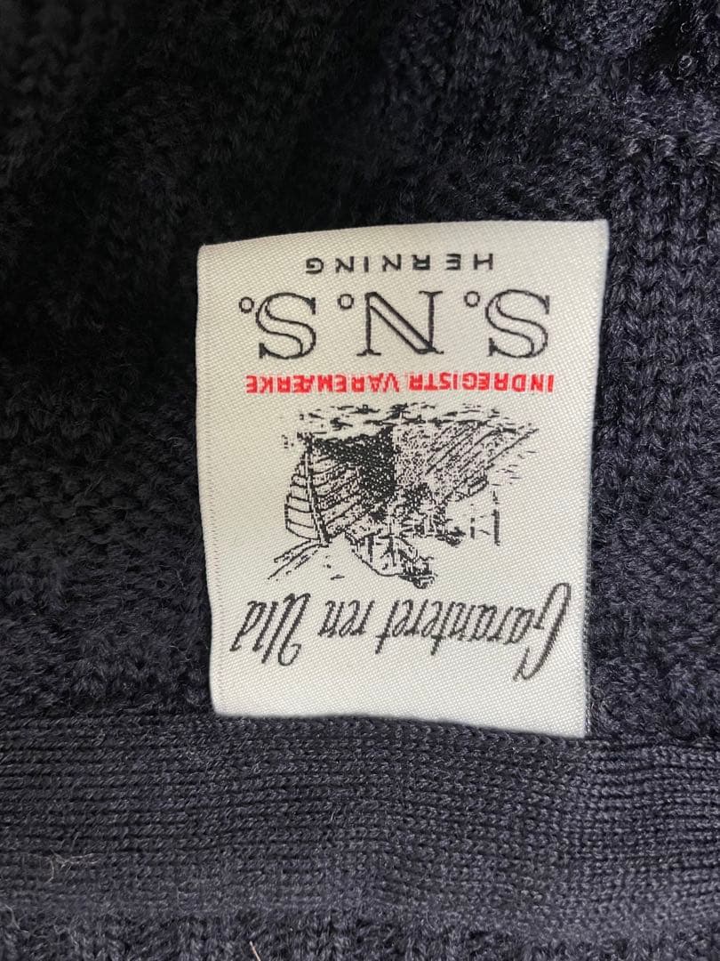 S.N.S. HERNING レブロンジェームズ着用 カーディガン L ネイビー