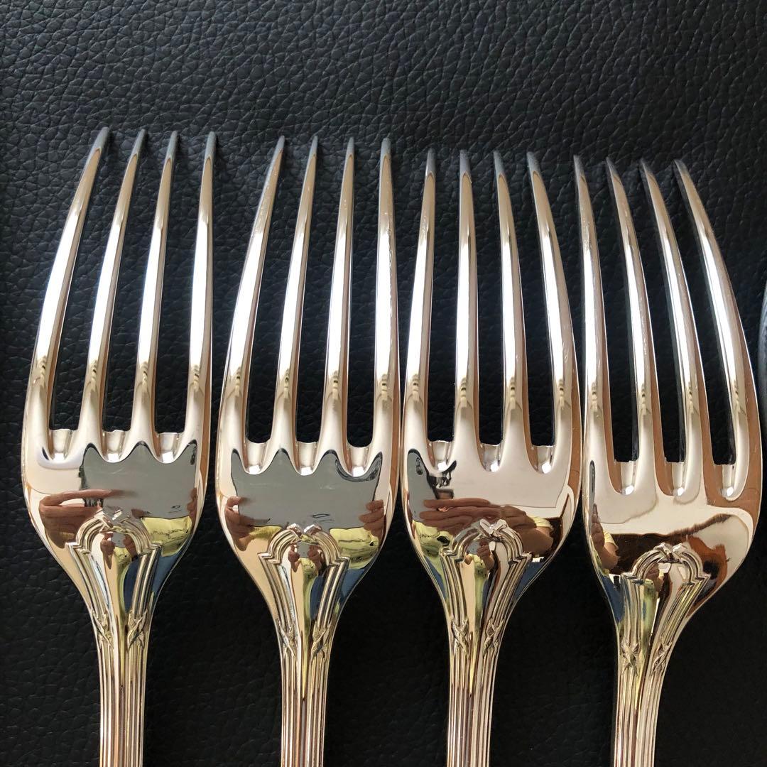 美品クリストフル　リュバン　テーブルナイフ、フォーク、スプーン計12点