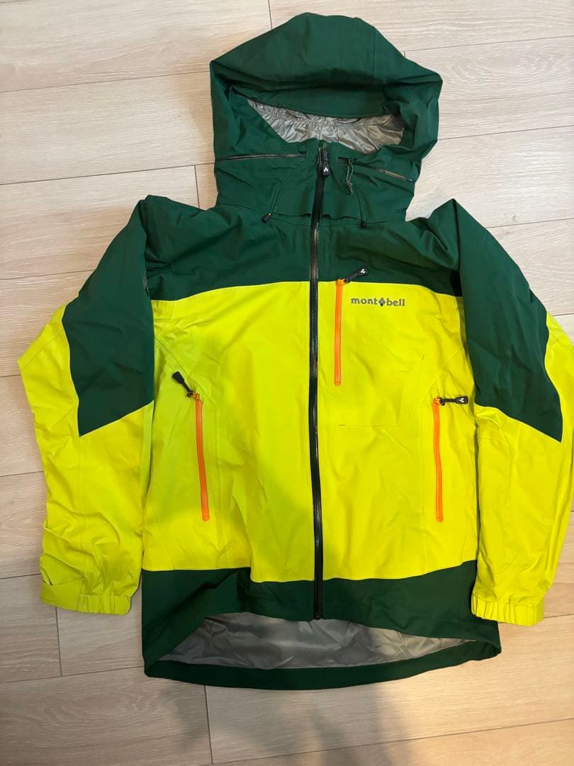 【MUTTY】mont-bell ウィンタースポーツ ジャケット 緑・黄