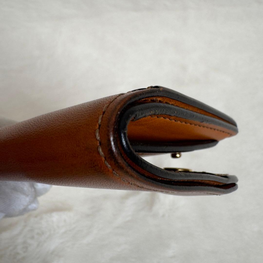 WILDSWANS フルグレインブライドルパーム　V-1 BROWN