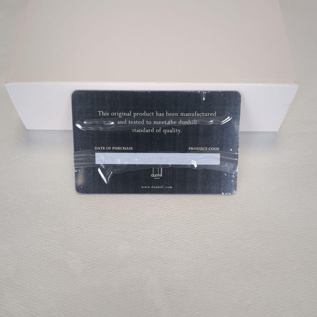 【アウル】ダンヒル 名刺入れ カードケース ブラック レザー