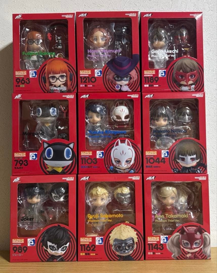 ペルソナ５ ねんどろいど ９体