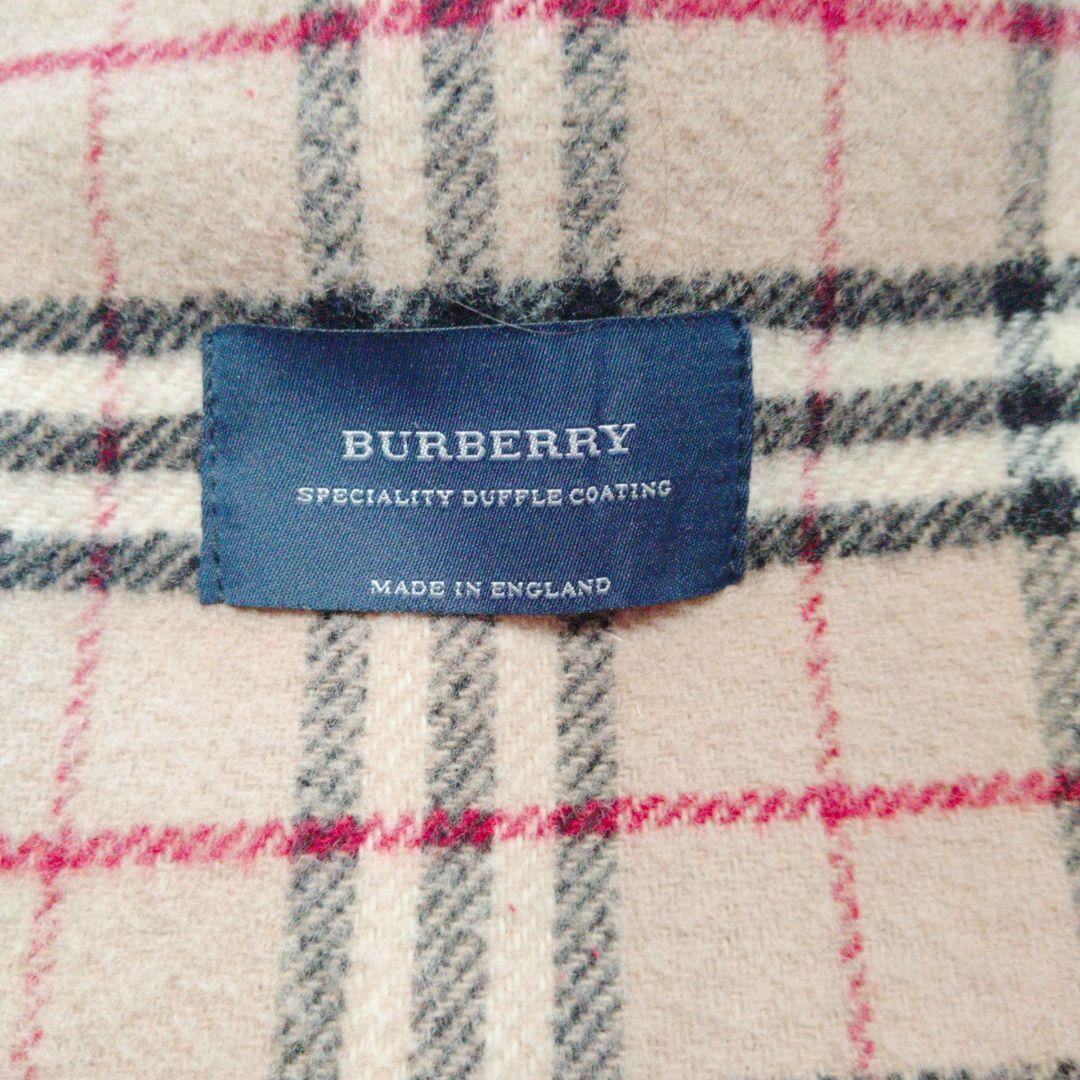 定番人気　BURBERRY　ダッフルコート　ウール　黒　ブラック　大きいサイズ