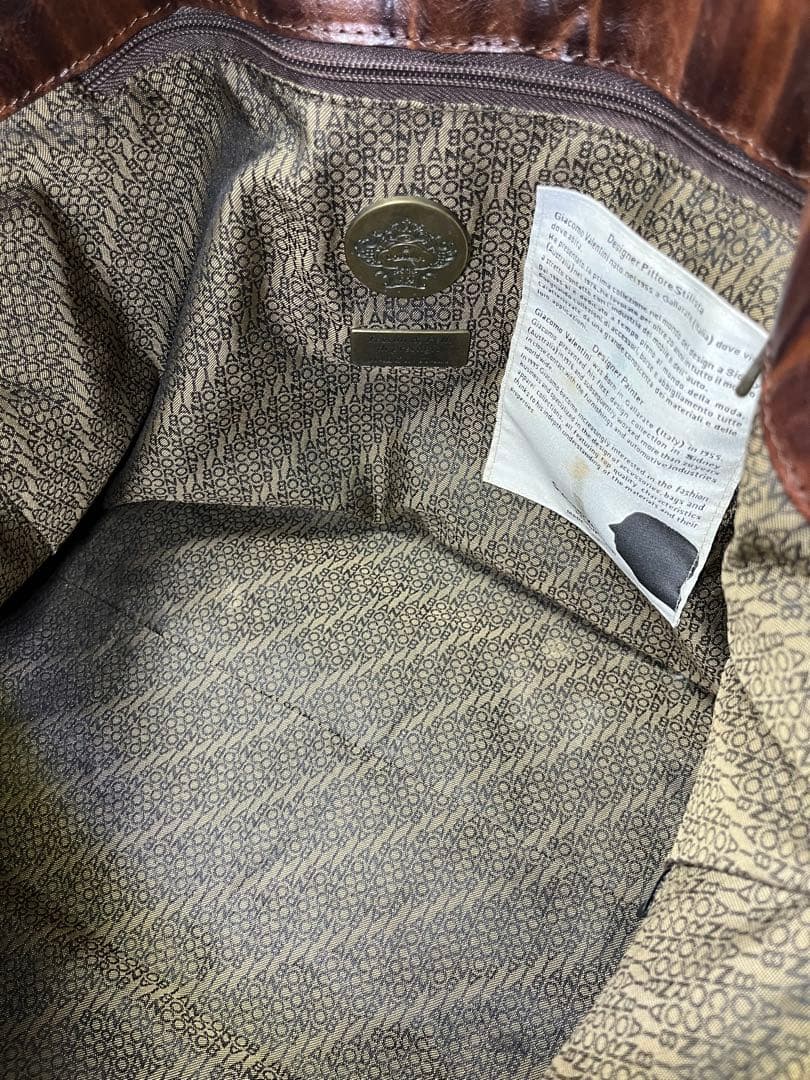 最上級モデル　オロビアンコ／本革トートバック／MADE IN ITALY 値下げ