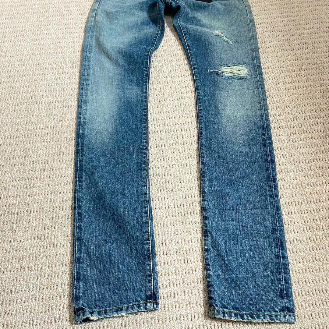 【未使用】サイズM サンローラン ストレートデニム セルビッジ