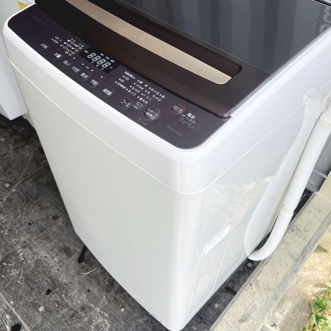 302取付無料！インバーター搭載 高性能おしゃれインテリア8kg洗濯機