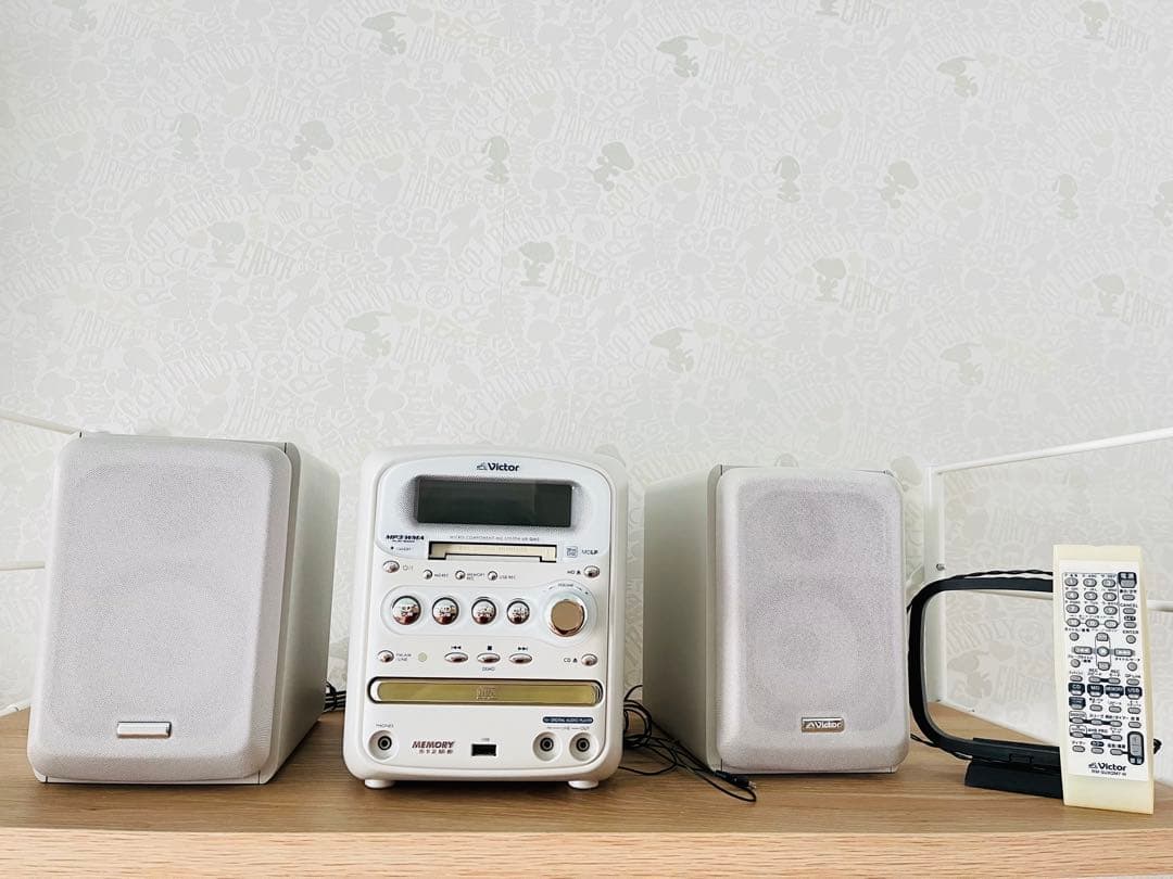 【美品】Victor UX-QM3 MD/CD/USB対応 ミニコンポ　ビクター