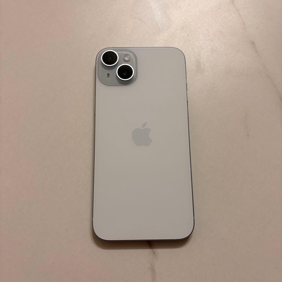 【美品】iPhone15plus 128GB ブルー 91%