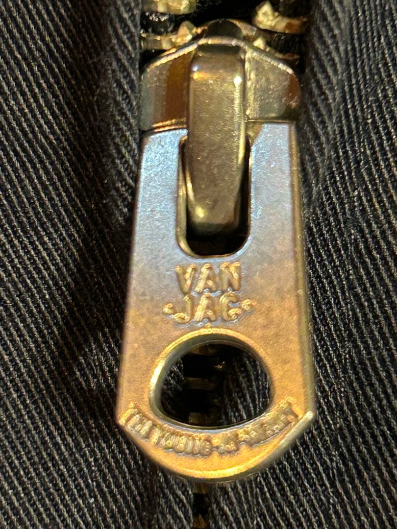 VAN Jac スウィングトップ ウィンドブレーカー 綿100% ネイビー M