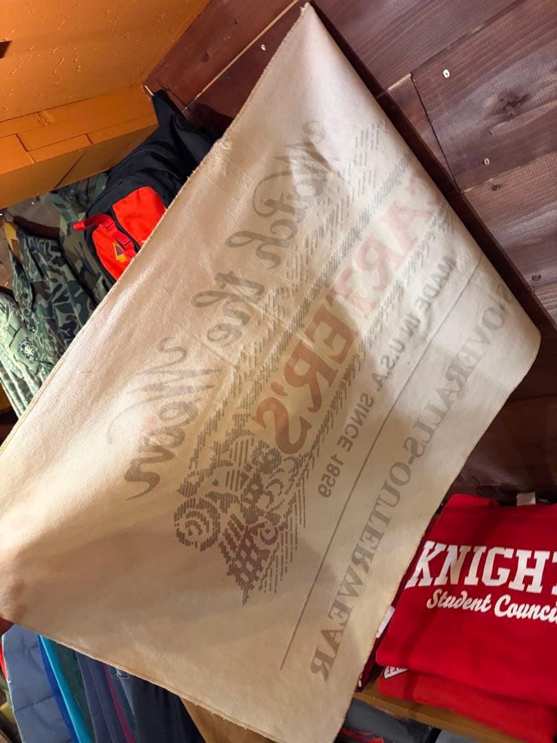 1970s〜90s CARTER'S カーターズ 列車タグ ヴィンテージバナー