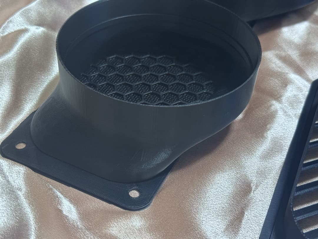 エコフローECOFLOW WAVE2,3専用ダクト取付用パーツ リアドア用①