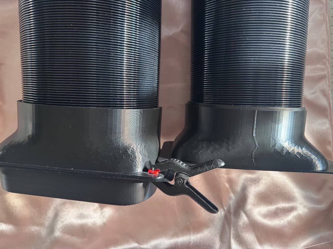 エコフローECOFLOW WAVE2,3専用ダクト取付用パーツ リアドア用①