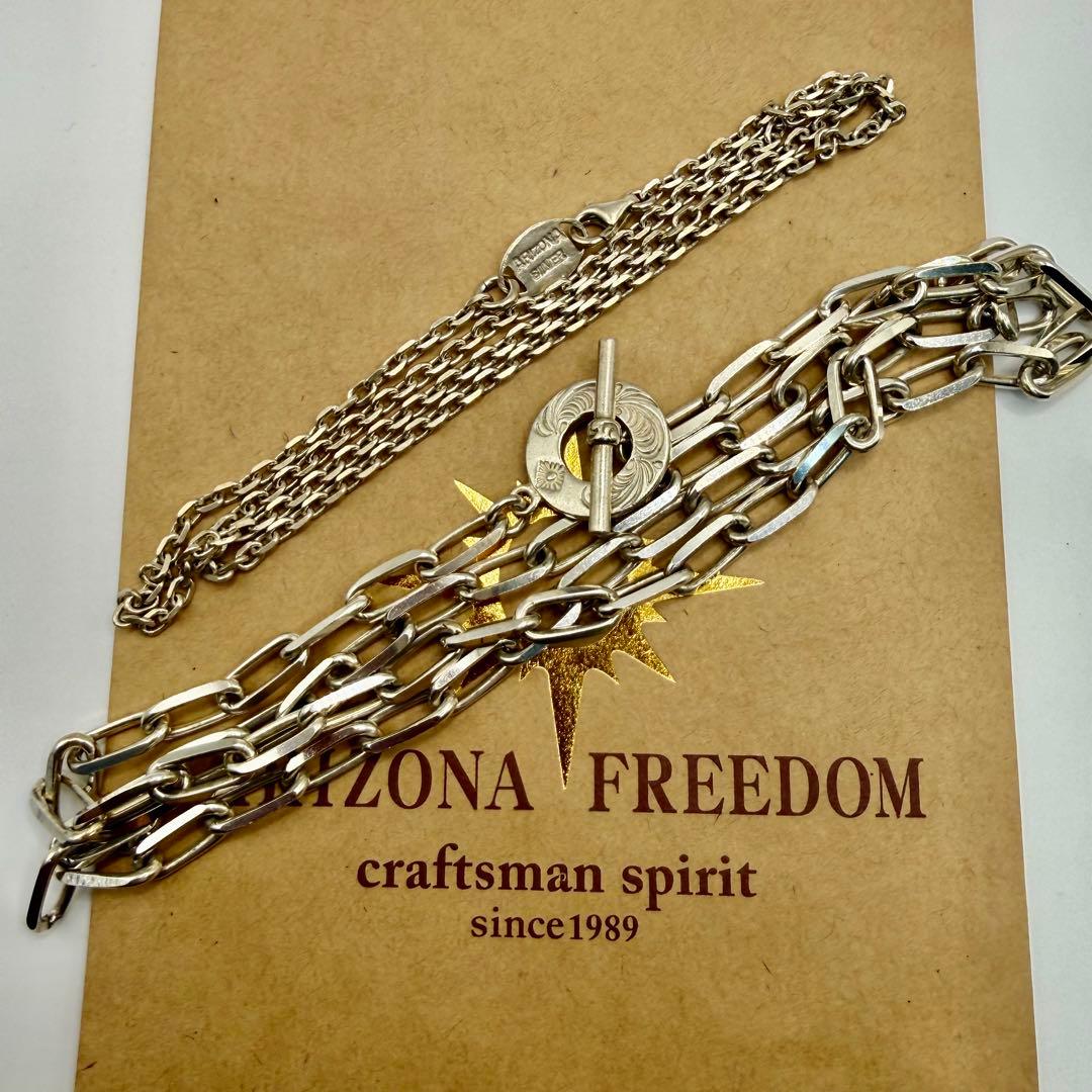美品　アリゾナフリーダム　極太チェーン 60センチ　T-145 定価64680円
