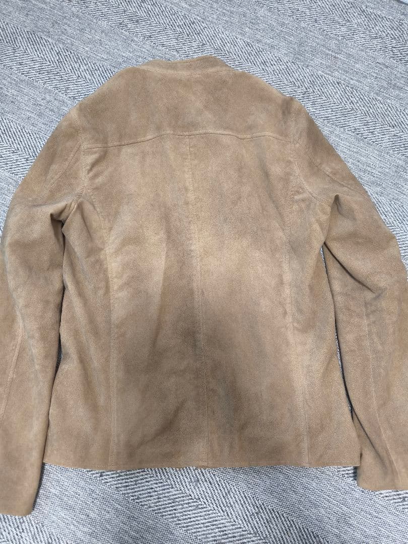 定価6万wjk スウェード ライダースレザージャケット