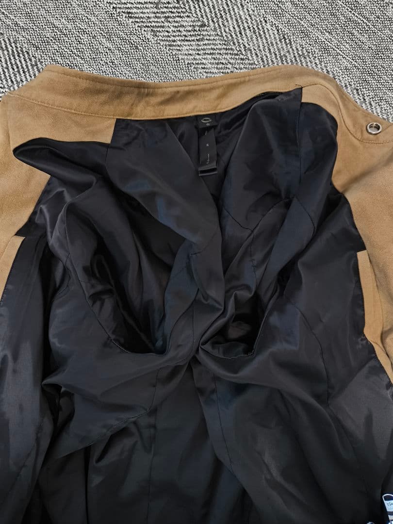 定価6万wjk スウェード ライダースレザージャケット