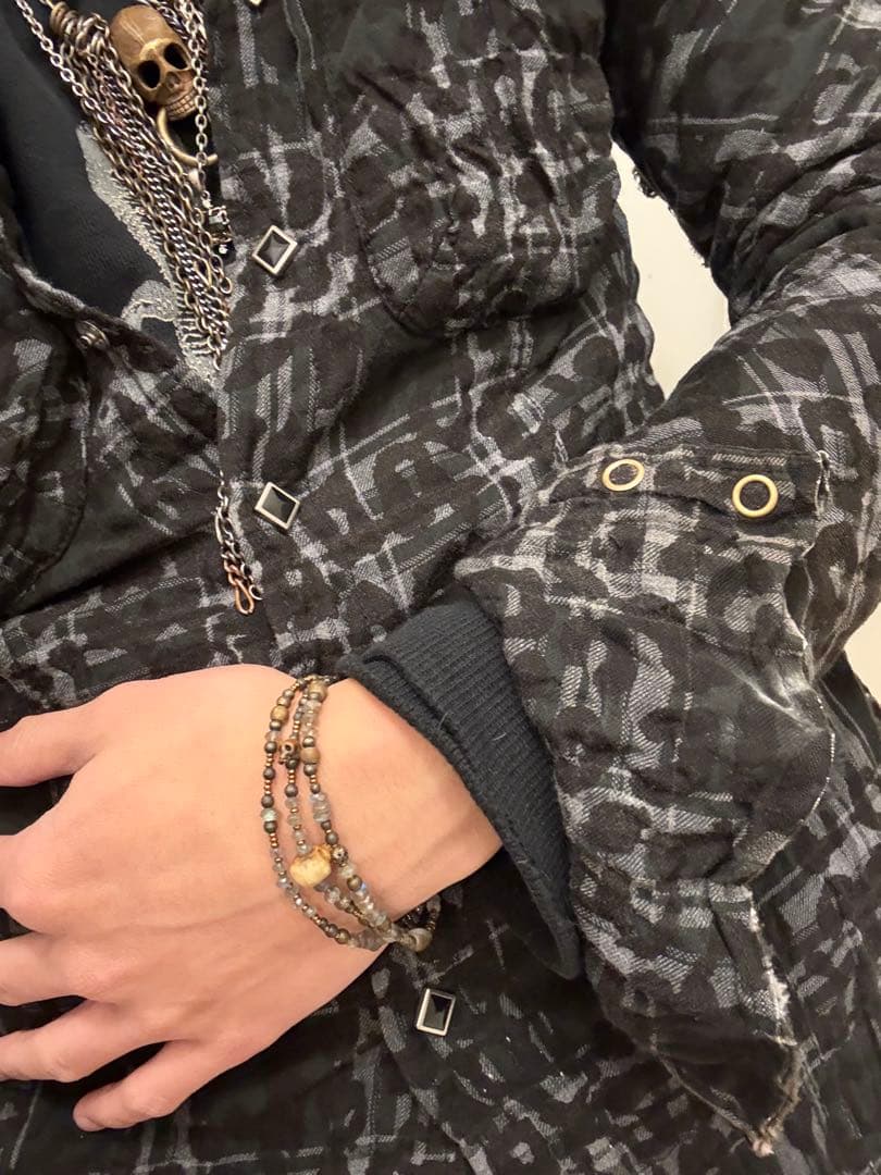 アクセサリー IF SIX WAS NINE SKULL bracelet