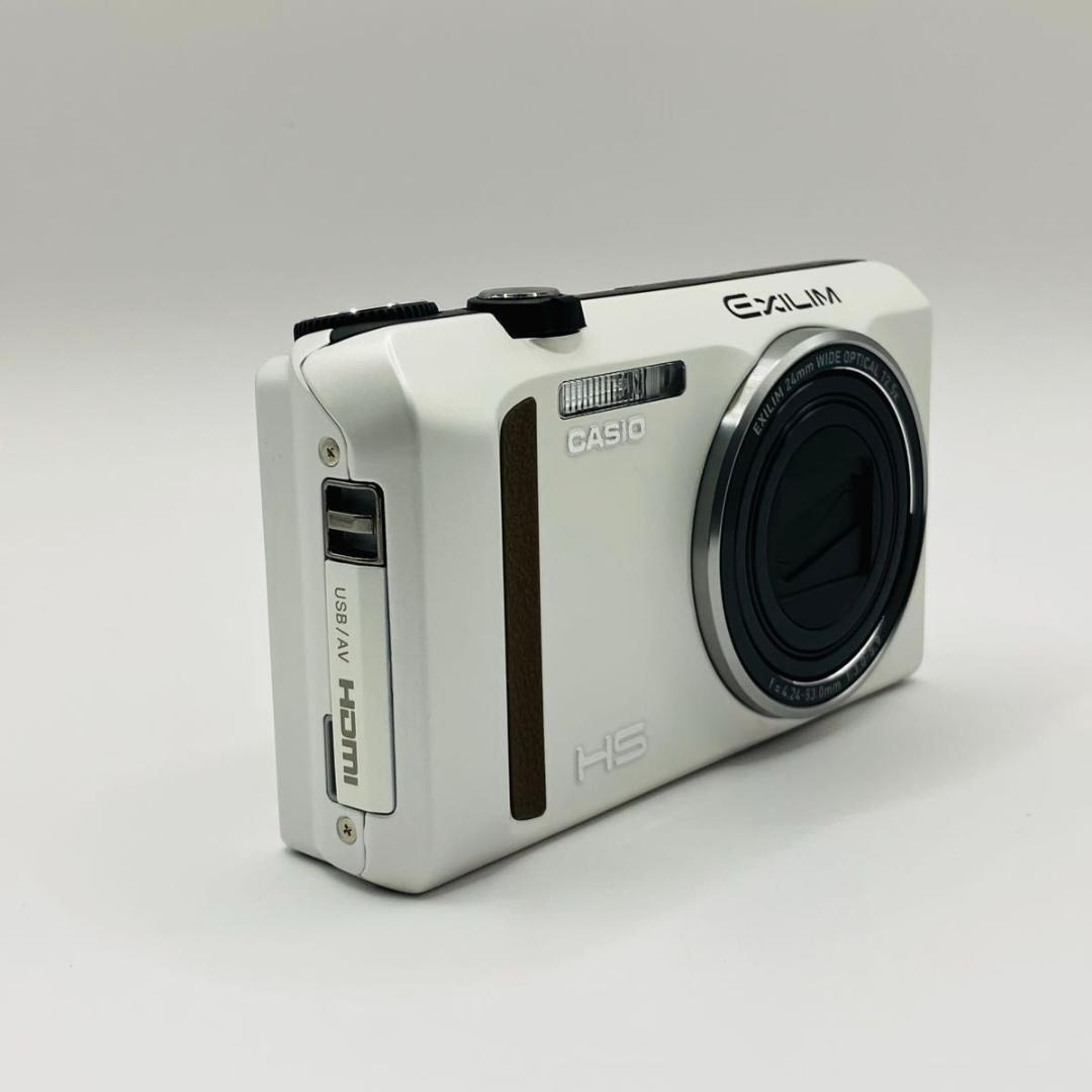 【極美品】CASIO EXILIM EX-ZR400-WE ホワイト カシオ