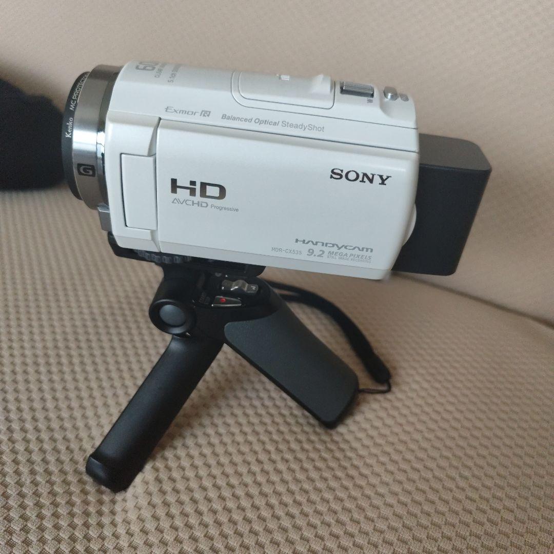 SONY HDR-CX535空間光学手ブレ補正 ＆シューティンググリップ