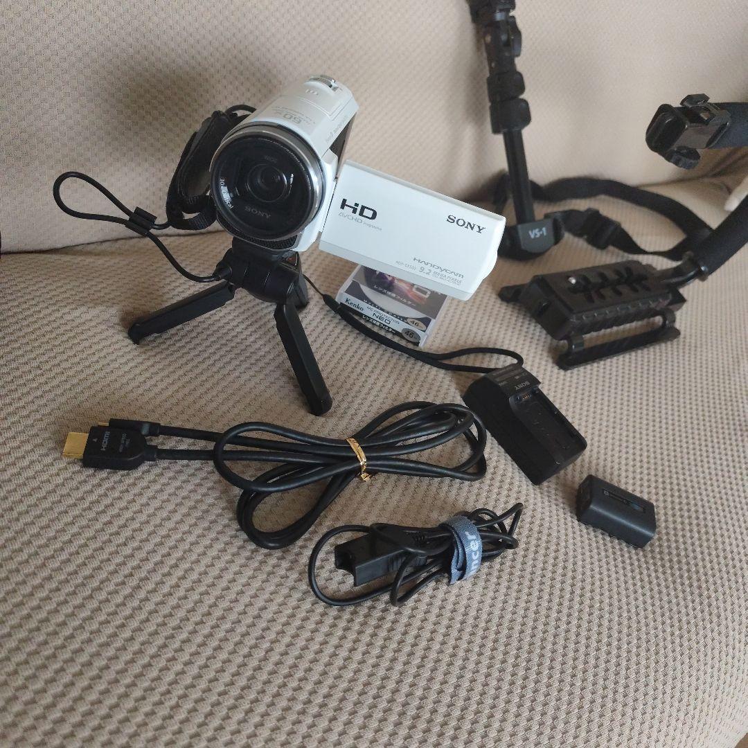 SONY HDR-CX535空間光学手ブレ補正 ＆シューティンググリップ