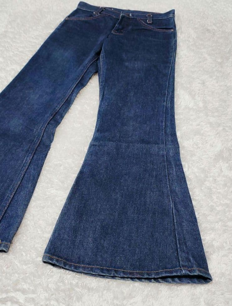 米国製 70s〜80s Levi’s 784 ベルボトム scovill 裏35
