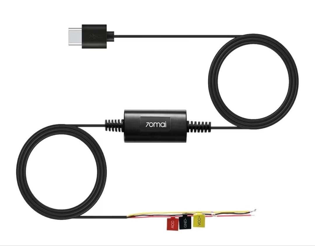 【期間限定値下げ中】70mai A510ドラレコ　駐車監視用配線付き