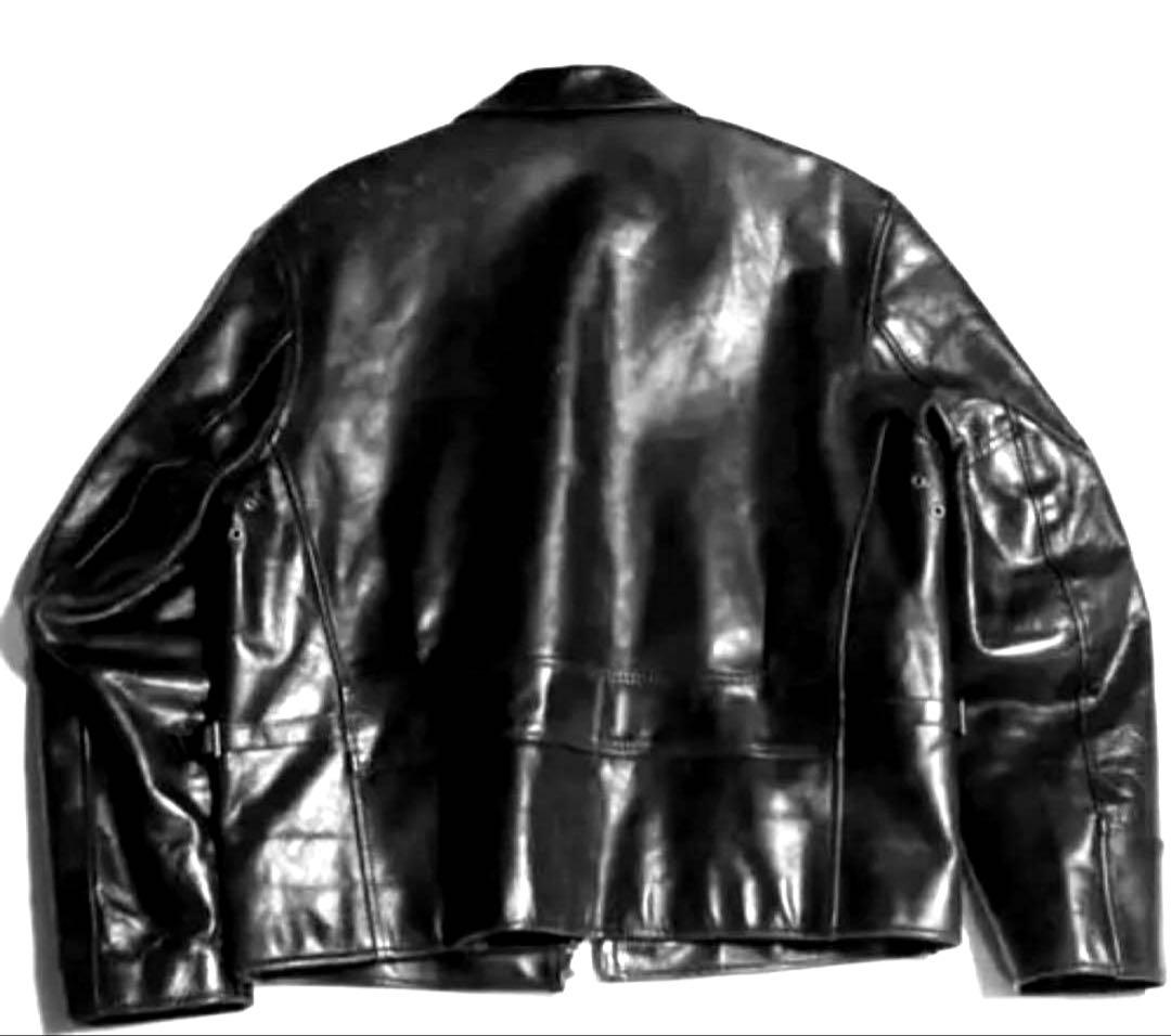 激レア 80s vintage 本革レザー 短丈シングルライダースジャケット