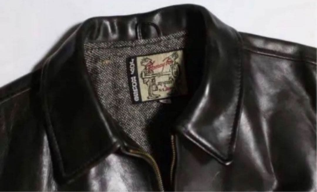激レア 80s vintage 本革レザー 短丈シングルライダースジャケット