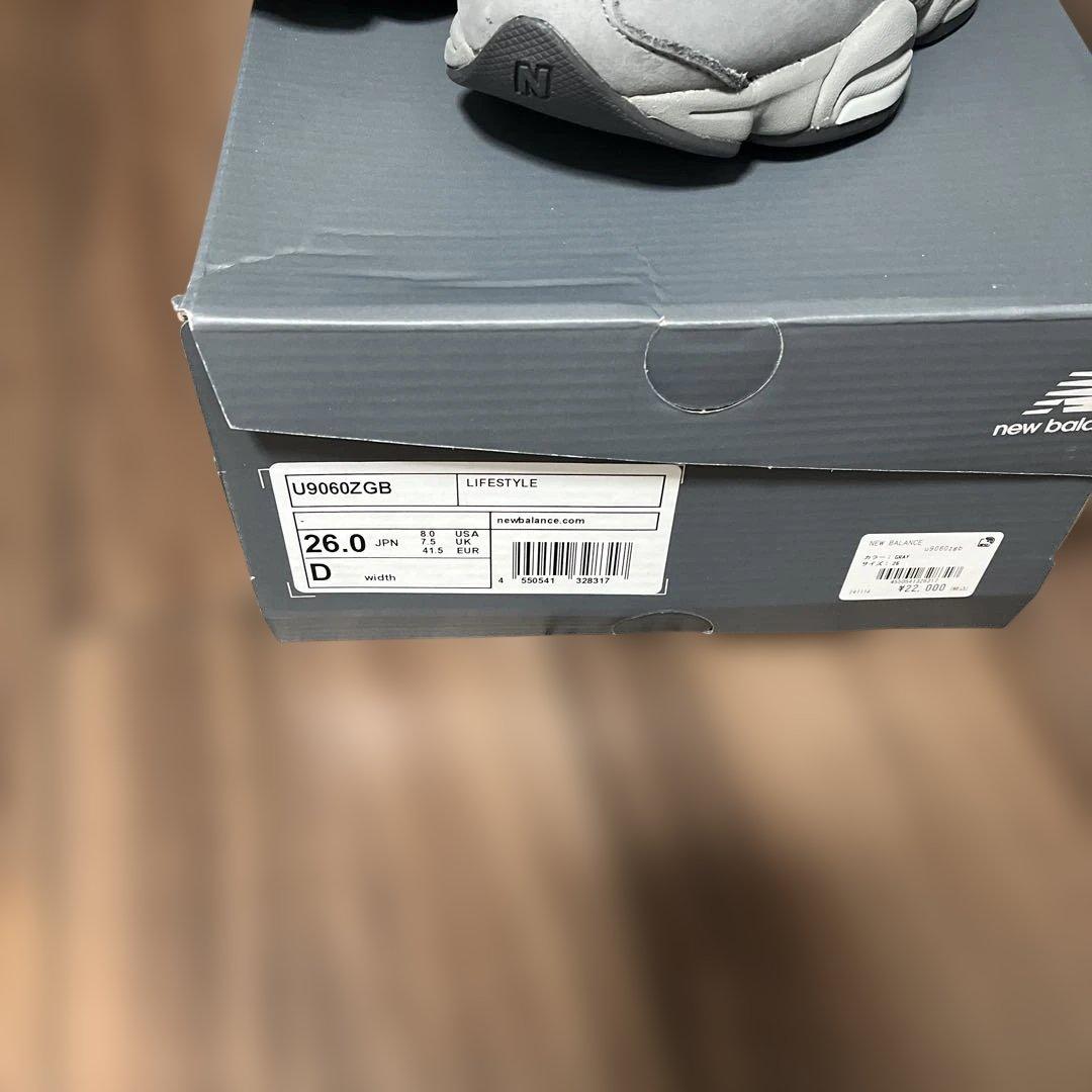 New Balance 9060 グレー 26.0cm