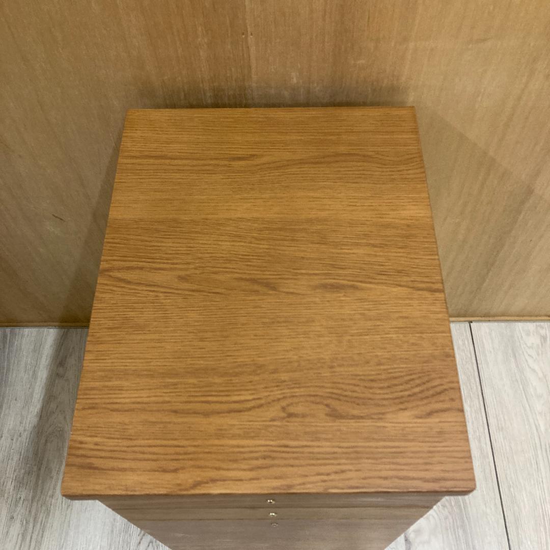 あお様　一生紀 フェロー ワゴン 　デスクワゴン　3段チェスト　脇机　C