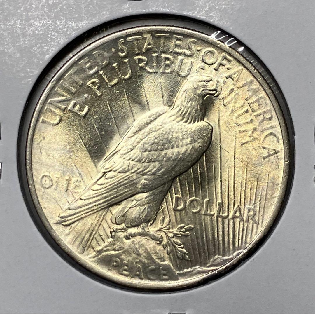 1923 ピースダラー　1ドル銀貨　未使用　アメリカ　古銭