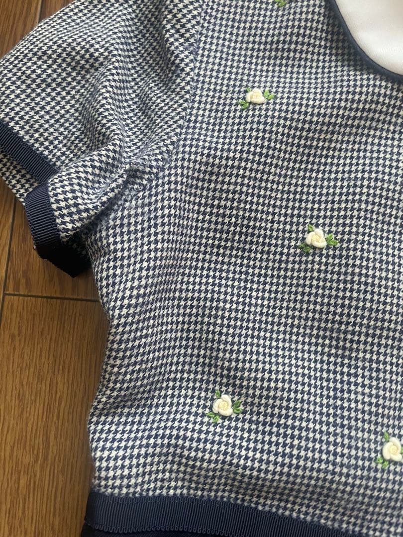 【お値下げ】荻窪　七里　前開き　ワンピース　140