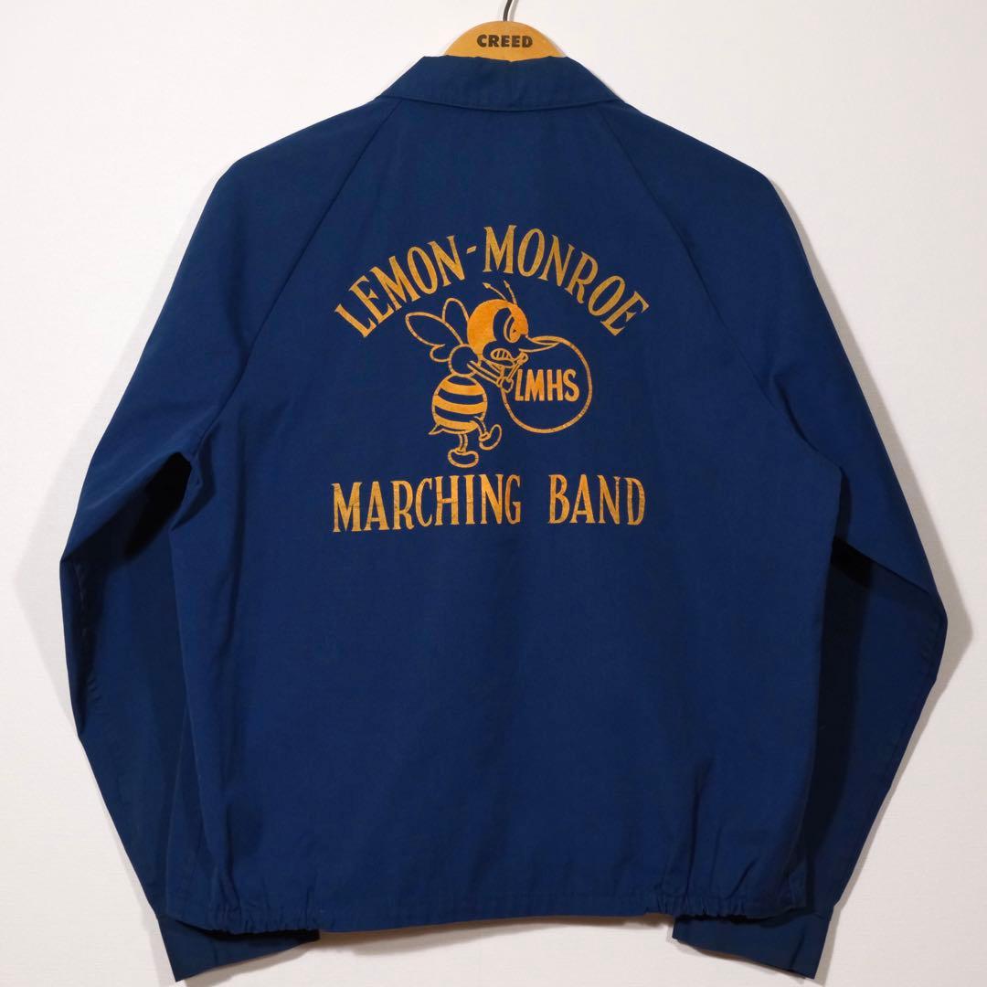 ダ*ー様 80s スウィングトップ ジャケット 両面プリント ネイビー Mサイズ