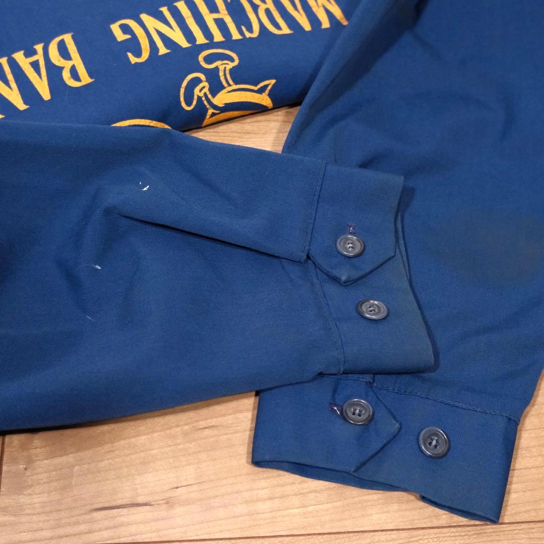 ダ*ー様 80s スウィングトップ ジャケット 両面プリント ネイビー Mサイズ