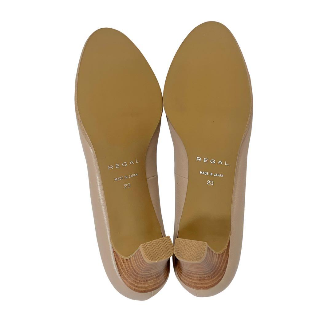 【新品】REGAL Platinum 本革パンプス ベージュ 23cm
