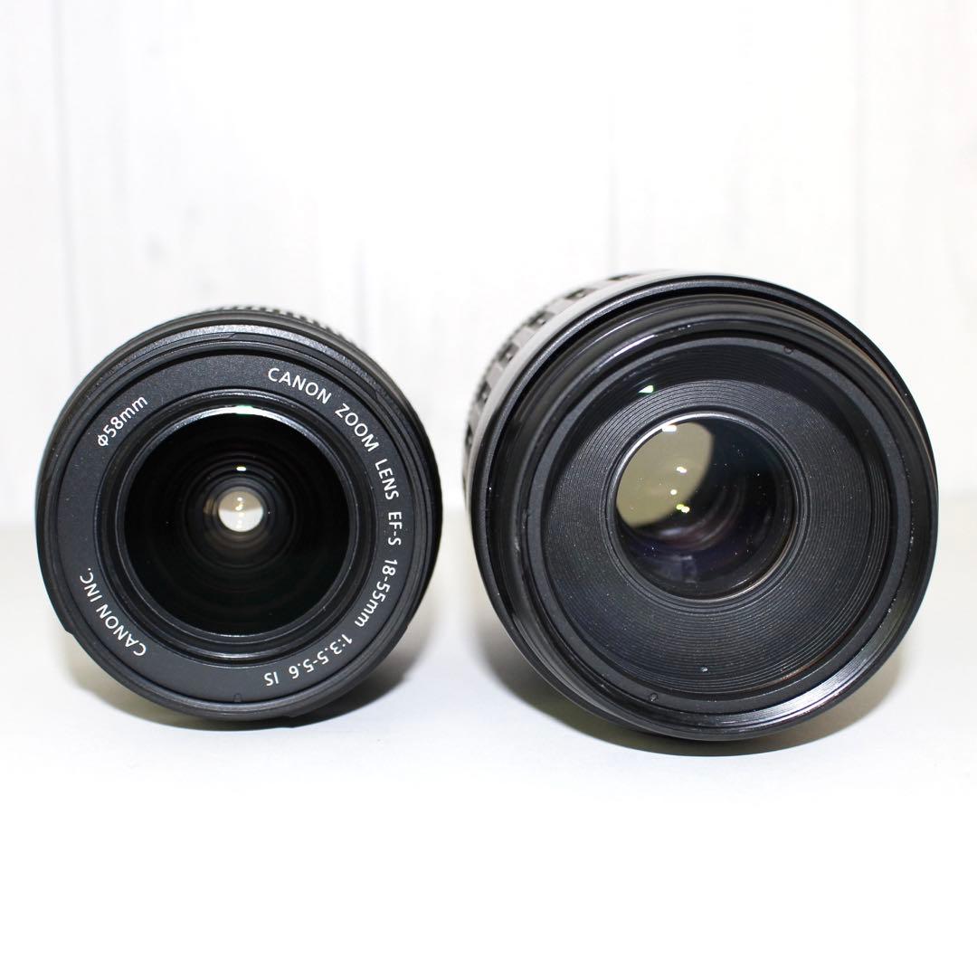 Canon Kiss X7 Wレンズセット　超望遠　手ブレ補正レンズ