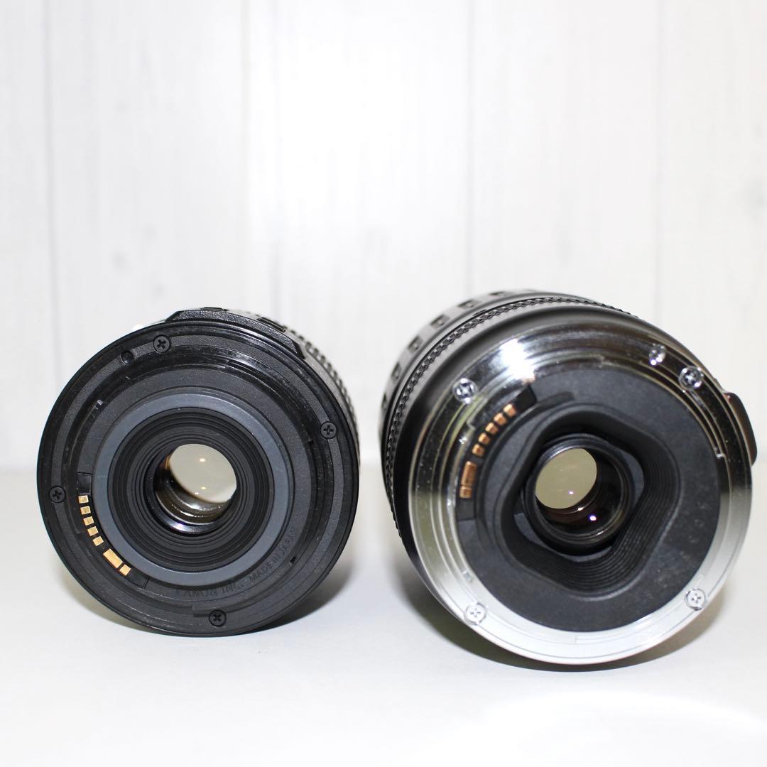 Canon Kiss X7 Wレンズセット　超望遠　手ブレ補正レンズ