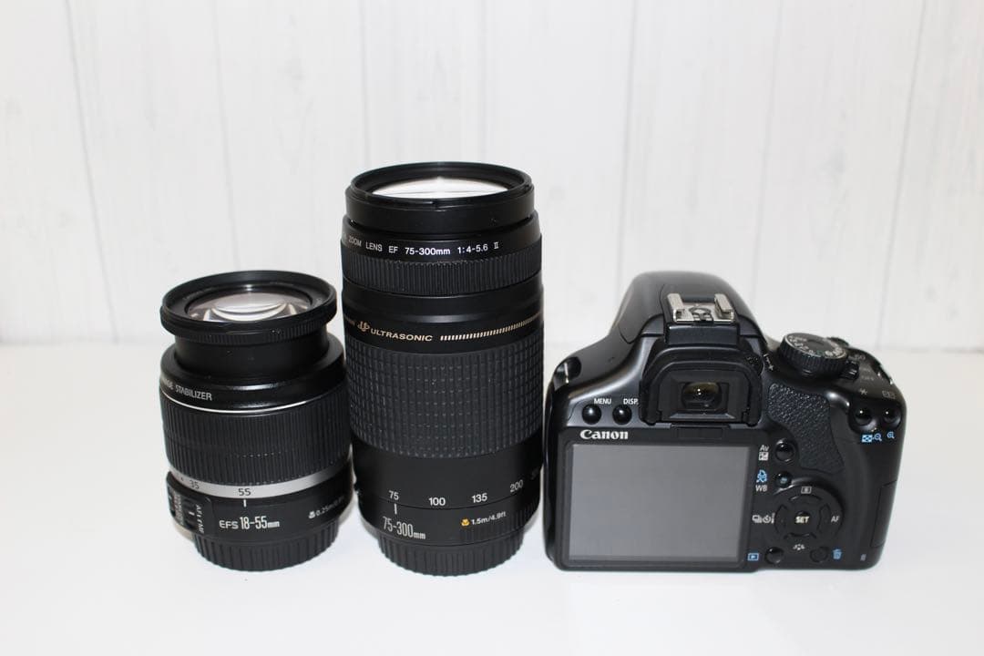 Canon Kiss X7 Wレンズセット　超望遠　手ブレ補正レンズ