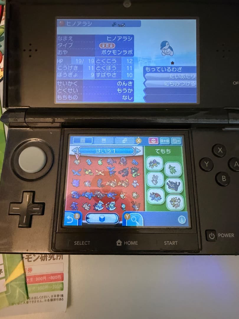 ポケモン　ムーン　ソフト　配布多数　チラシ付き