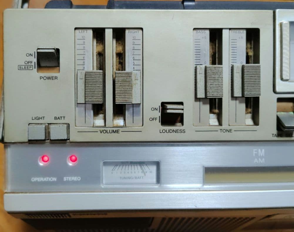 SONY ラジカセ　CFS-686 昭和レトロ 【ジャンク】