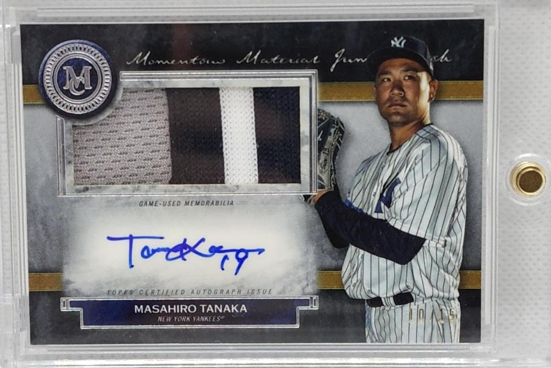 MLB☆田中将大 20 Topps 15枚限定直筆サインジャージカード