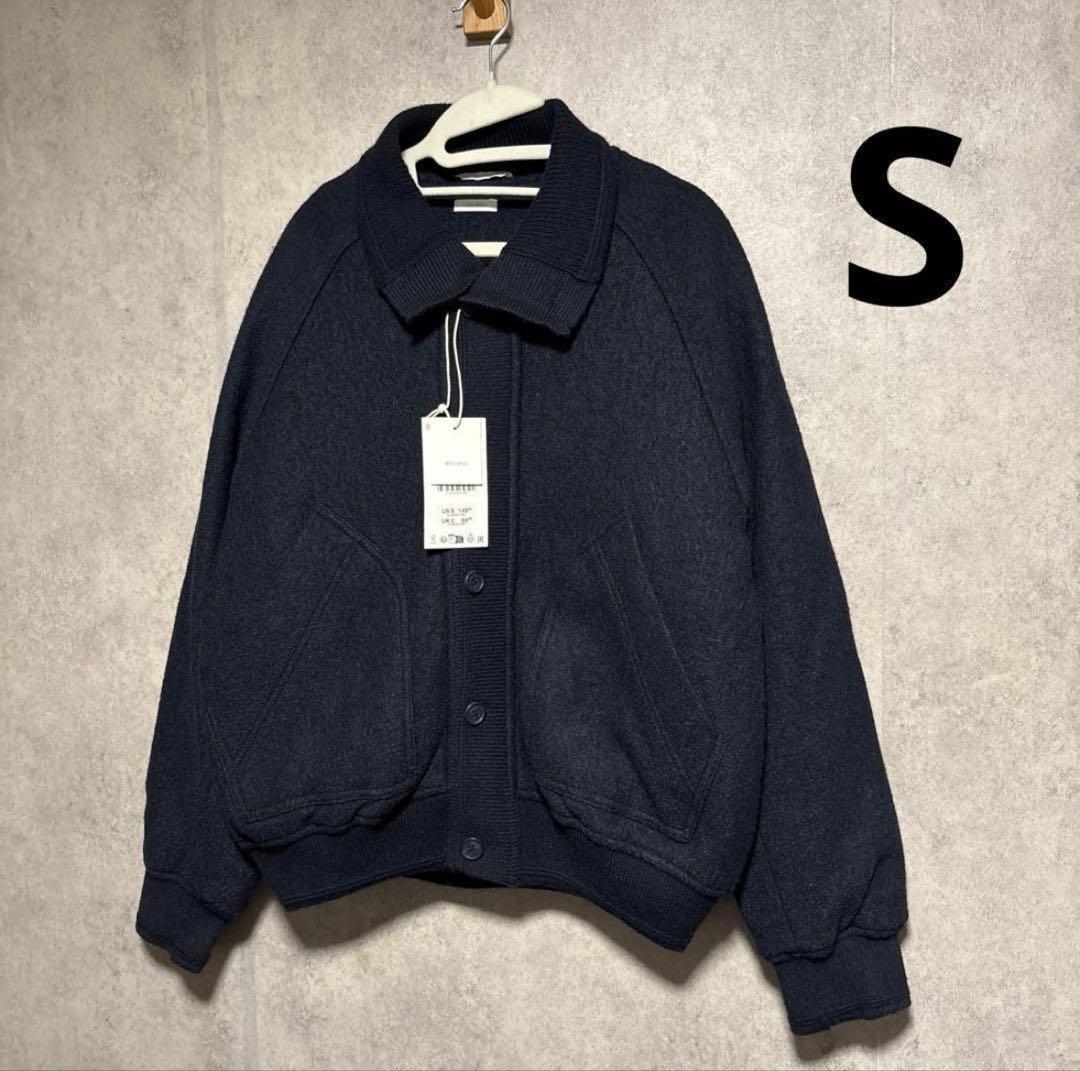 らやま　リブ襟切り替えジャケット S