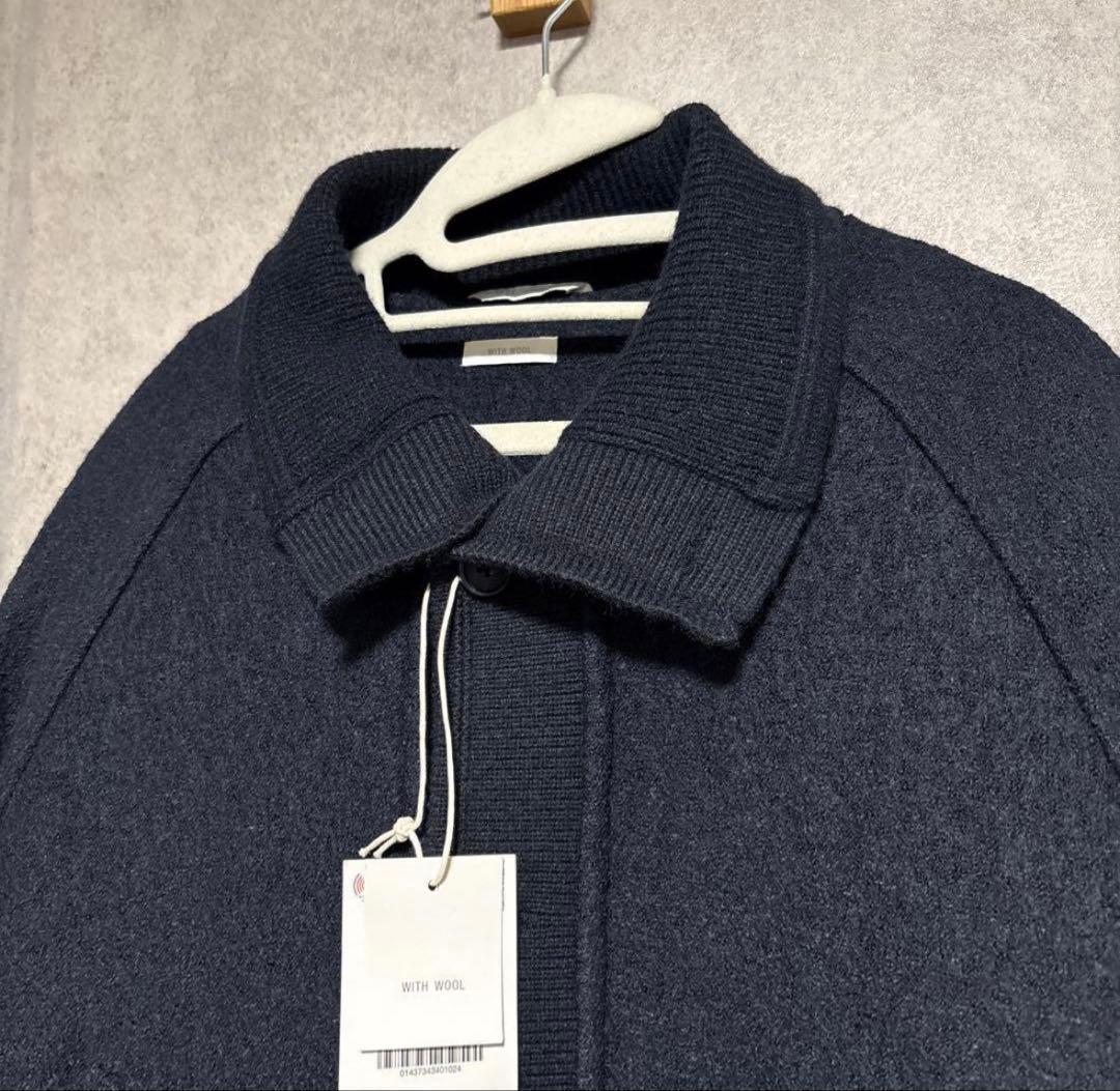 らやま　リブ襟切り替えジャケット S