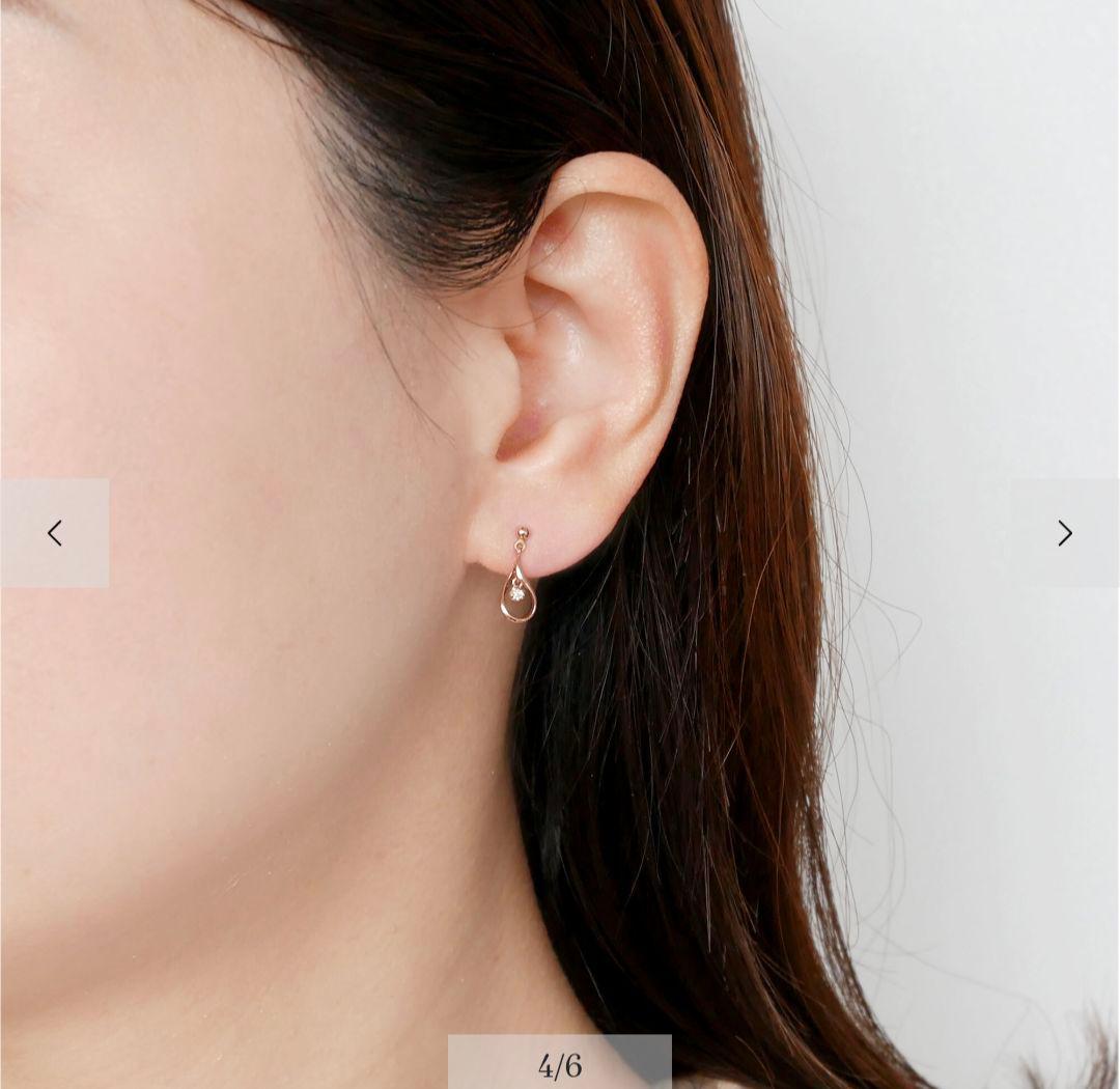 ウコ 31900円 ヴァンドーム青山 ダイヤモンド ドロップ ピアス