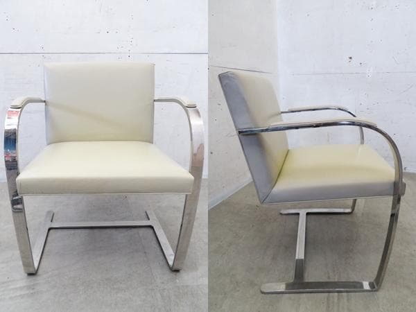 Knoll/ノール■総革■ブルーノチェア■アームチェア■ミース■41.9万