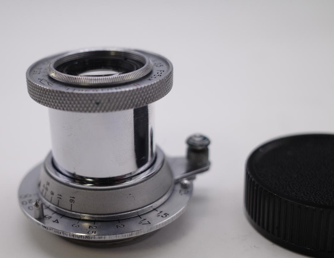 4　希少【RED P】 美品　沈胴式オールドレンズ インダスター22　L39