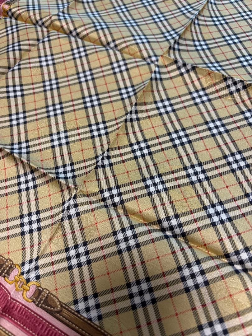 H*守様 Burberrys シルク&コットンハンカチ 4枚セット